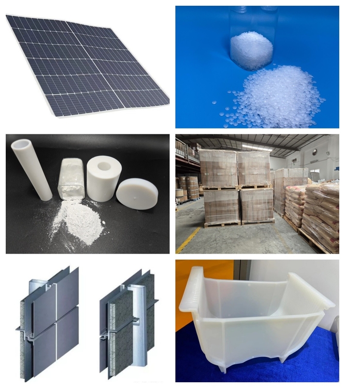高強度白色PVDF樹脂ペレット プラスチック鋳造産業用